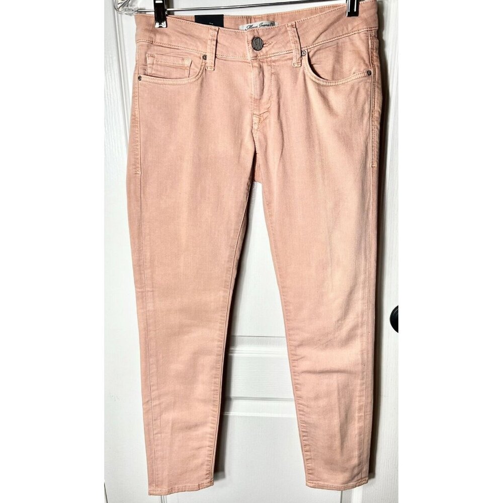 Mavi Jeans NWT Pink/Peach Women’s Size‎ 28 Serena Ankle Low Rise Super Skinny